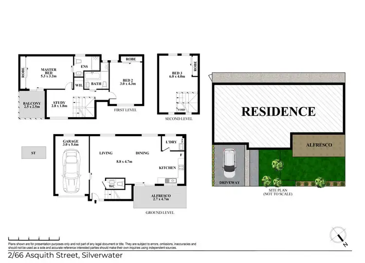 Floorplan of Homely townhouse listing, 2/66 Asquith Street, Silverwater NSW 2128