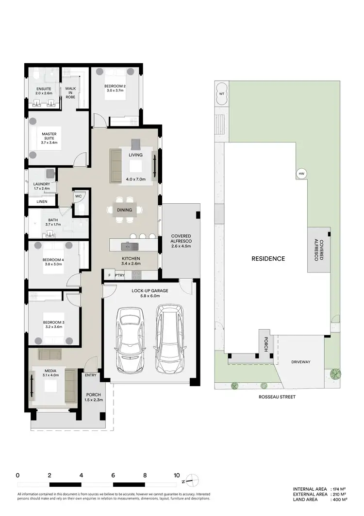 Floorplan of Homely house listing, 20 Rosseau Street, Baringa QLD 4551