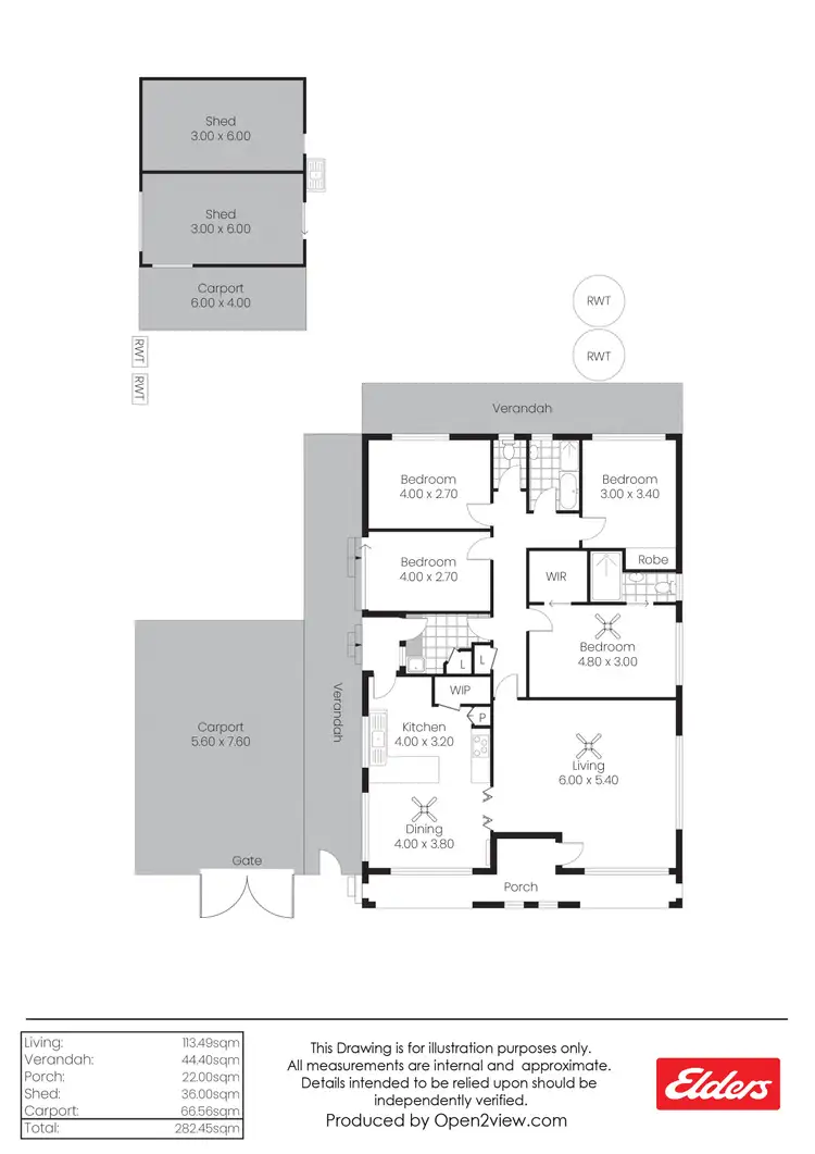 Floorplan of Homely house listing, 40 Wallace Street, Balaklava SA 5461