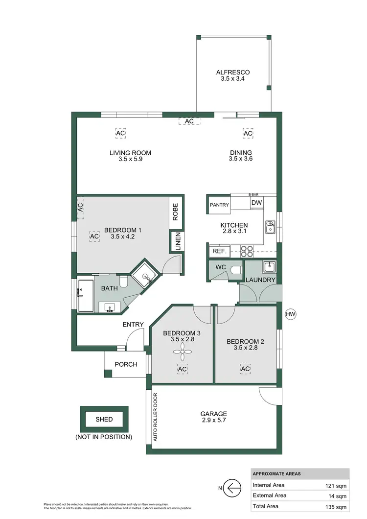 Floorplan of Homely unit listing, 548C Anzac Highway, Glenelg East SA 5045