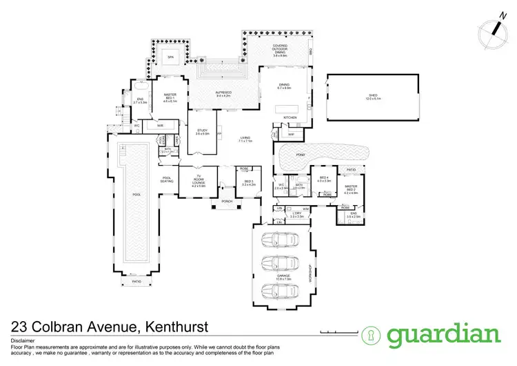 Floorplan of Homely rural property listing, 23 Colbran Avenue, Kenthurst NSW 2156