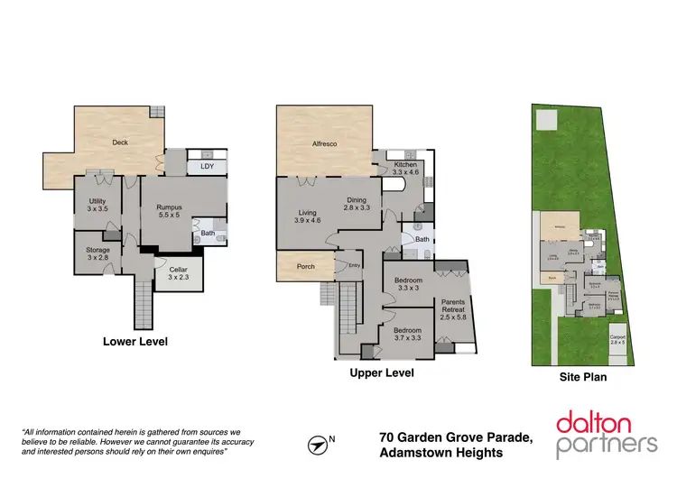Floorplan of Homely house listing, 70 Garden Grove Parade, Adamstown Heights NSW 2289