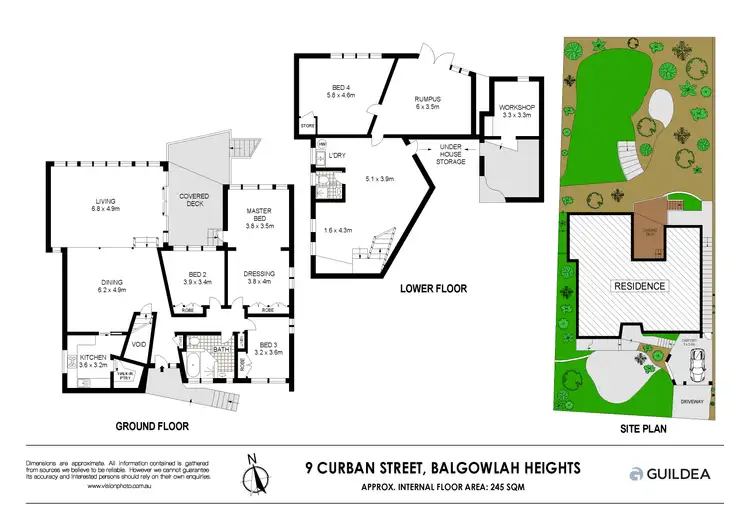 Floorplan of Homely house listing, 9 Curban Street, Balgowlah Heights NSW 2093