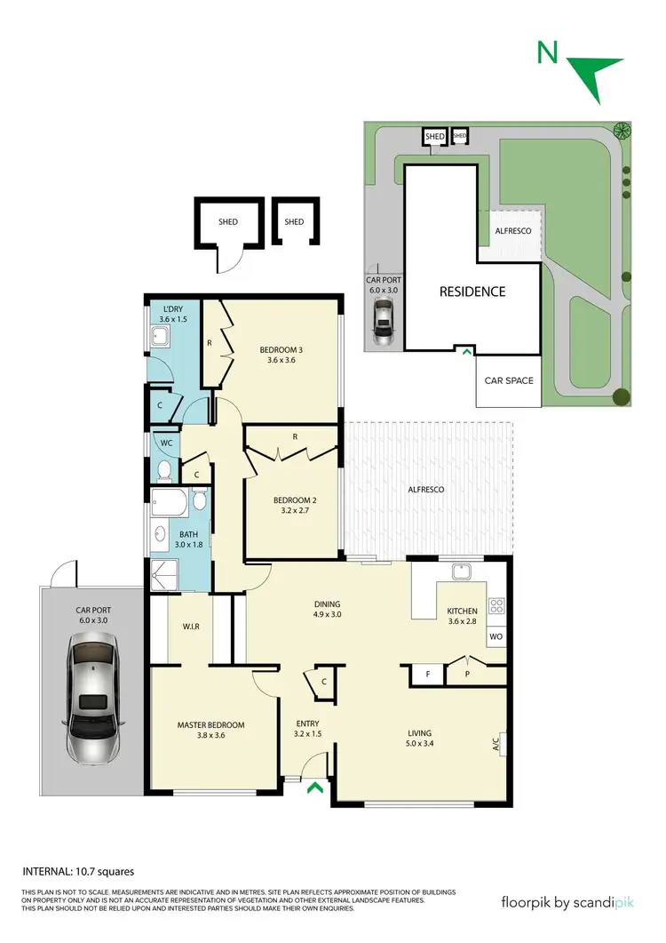 Floorplan of Homely unit listing, 18/1-3 Connolly Crescent, Bayswater North VIC 3153