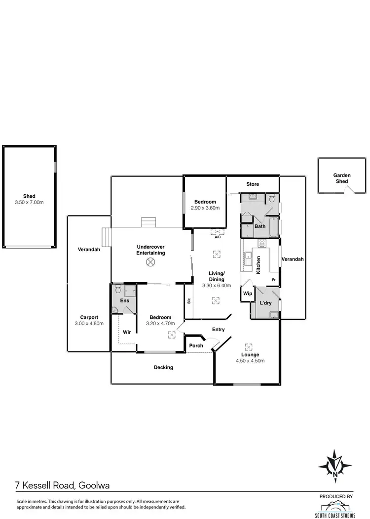 Floorplan of Homely house listing, 7 Kessell Road, Goolwa SA 5214