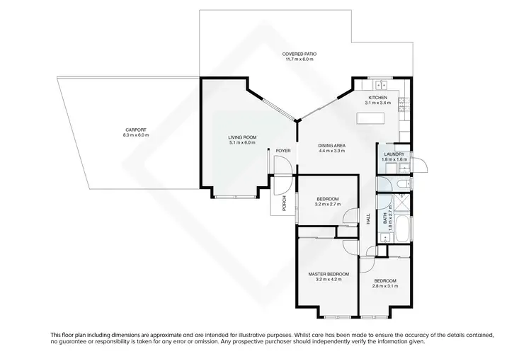Floorplan of Homely house listing, 13 Wagner Place, Wodonga VIC 3690