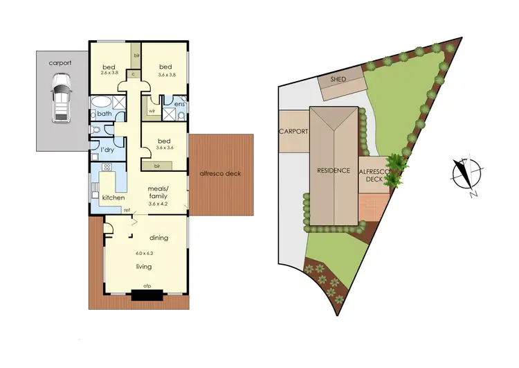 Floorplan of Homely house listing, 5 Kevin Court, Somerville VIC 3912