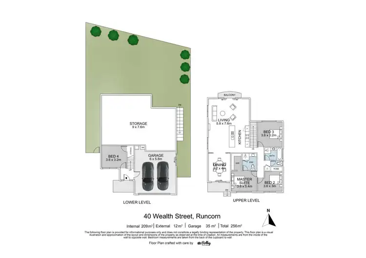 Floorplan of Homely house listing, 40 Wealth Street, Runcorn QLD 4113