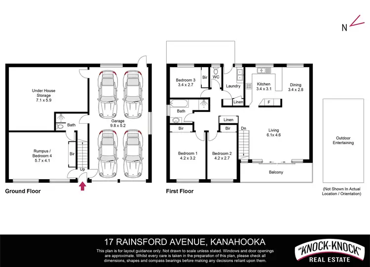 Floorplan of Homely house listing, 17 Rainsford Avenue, Kanahooka NSW 2530