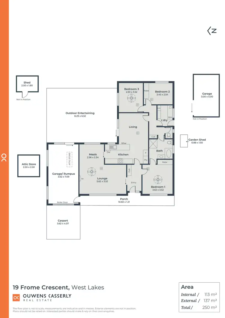 Floorplan of Homely house listing, 19 Frome Crescent, West Lakes SA 5021