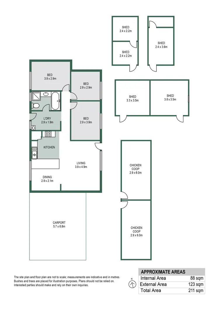 Floorplan of Homely retirement listing, 44 View Road, Tinana QLD 4650