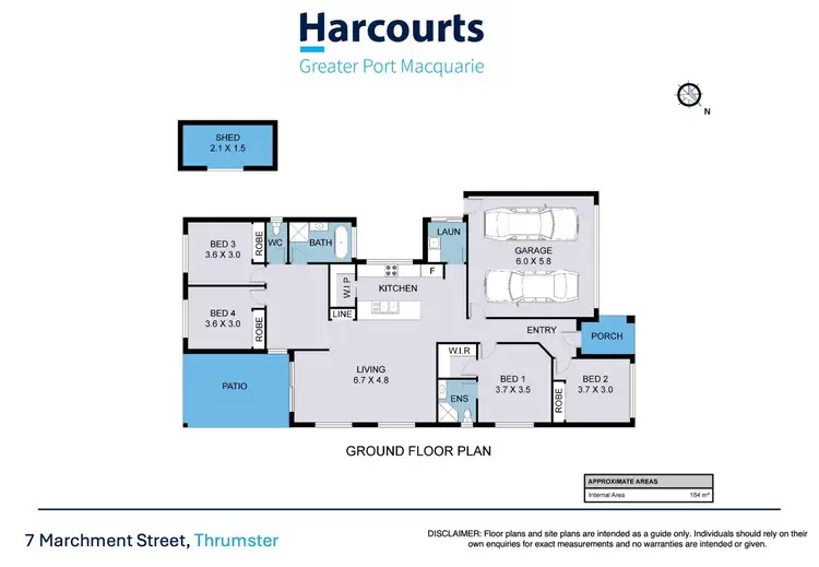Floorplan of Homely house listing, 7 Marchment Street, Thrumster NSW 2444