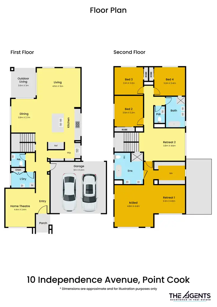 Floorplan of Homely house listing, 10 Independence Avenue, Point Cook VIC 3030