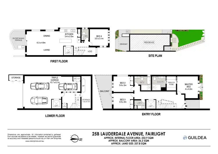 Floorplan of Homely apartment listing, 25B Lauderdale Avenue, Fairlight NSW 2094