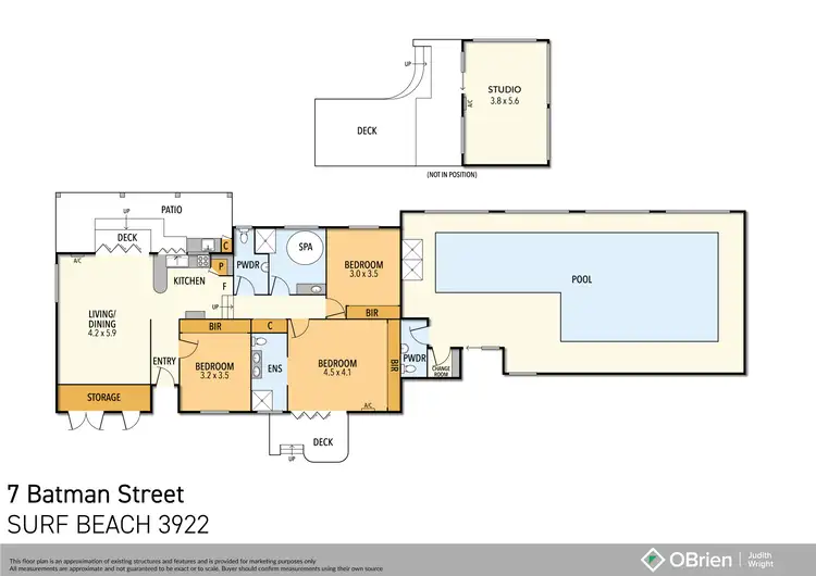 Floorplan of Homely house listing, 7 Batman Street, Surf Beach VIC 3922