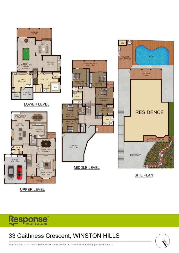 Floorplan of Homely house listing, 33 Caithness Crescent, Winston Hills NSW 2153