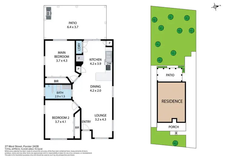 Floorplan of Homely house listing, 27 West Street, Forster NSW 2428