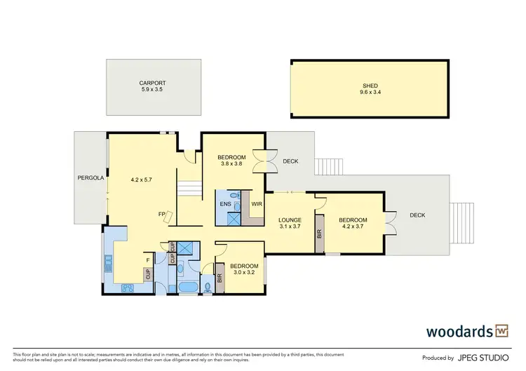 Floorplan of Homely house listing, 8 Oakley Court, Gisborne VIC 3437