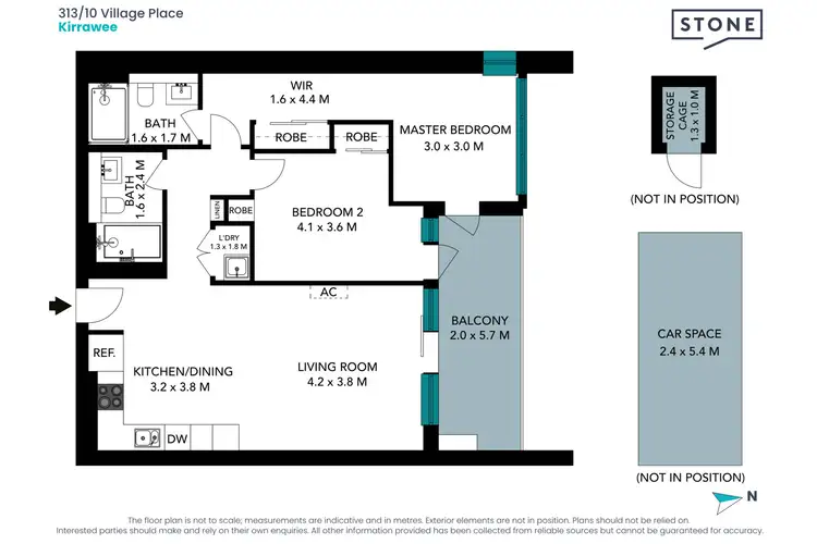 Floorplan of Homely apartment listing, 313/10 Village Place, Kirrawee NSW 2232