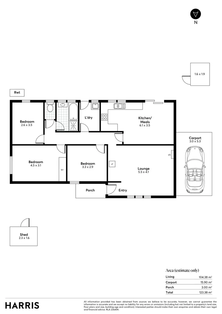 Floorplan of Homely unit listing, 7/4 Queen Street, Mount Barker SA 5251