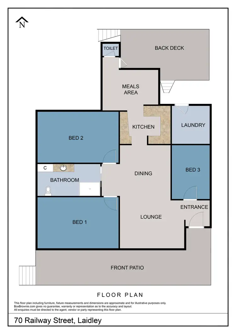 Floorplan of Homely house listing, 70 Railway Street, Laidley QLD 4341