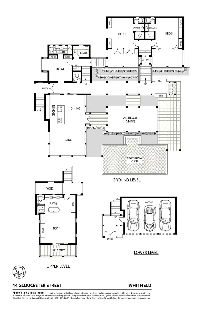 Floorplan of Homely house listing, 44 Gloucester Street, Whitfield QLD 4870