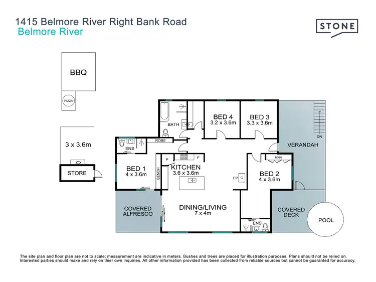 Floorplan of Homely rural property listing, 1415 Belmore River Right Bank Road, Belmore River NSW 2440