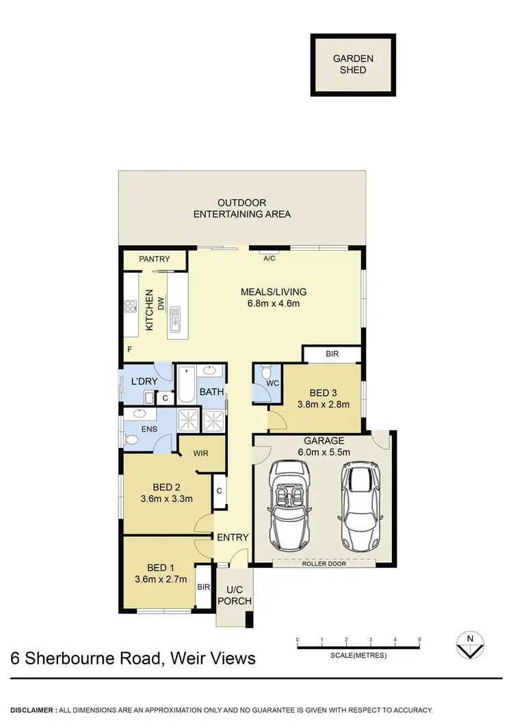 Floorplan of Homely house listing, 6 Sherbourne Road, Weir Views VIC 3338