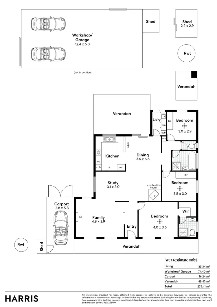 Floorplan of Homely house listing, 114 Onkaparinga Road, Bridgewater SA 5155