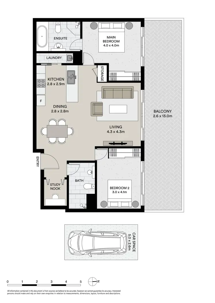 Floorplan of Homely apartment listing, 604/1 Hirst Street, Arncliffe NSW 2205
