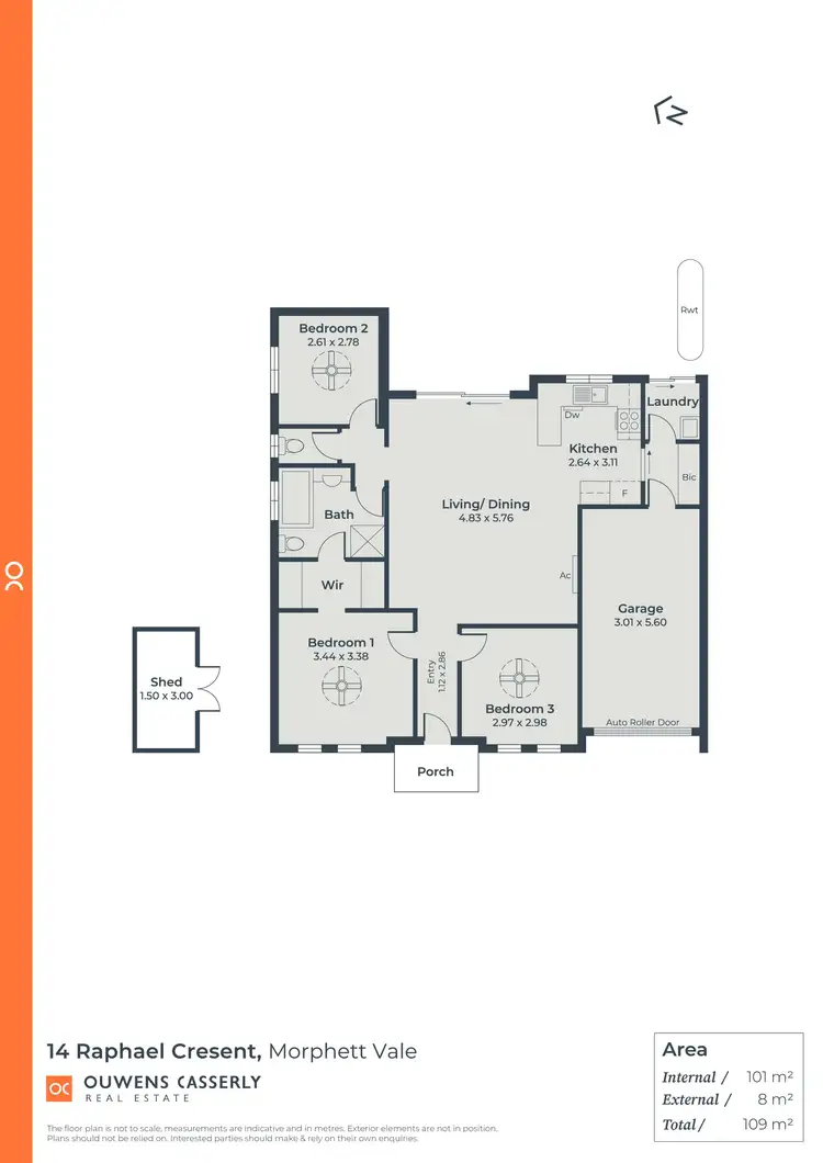 Floorplan of Homely house listing, 14 Raphael Crescent, Morphett Vale SA 5162