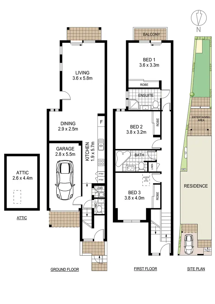 Floorplan of Homely house listing, 46 Station Street, Tempe NSW 2044