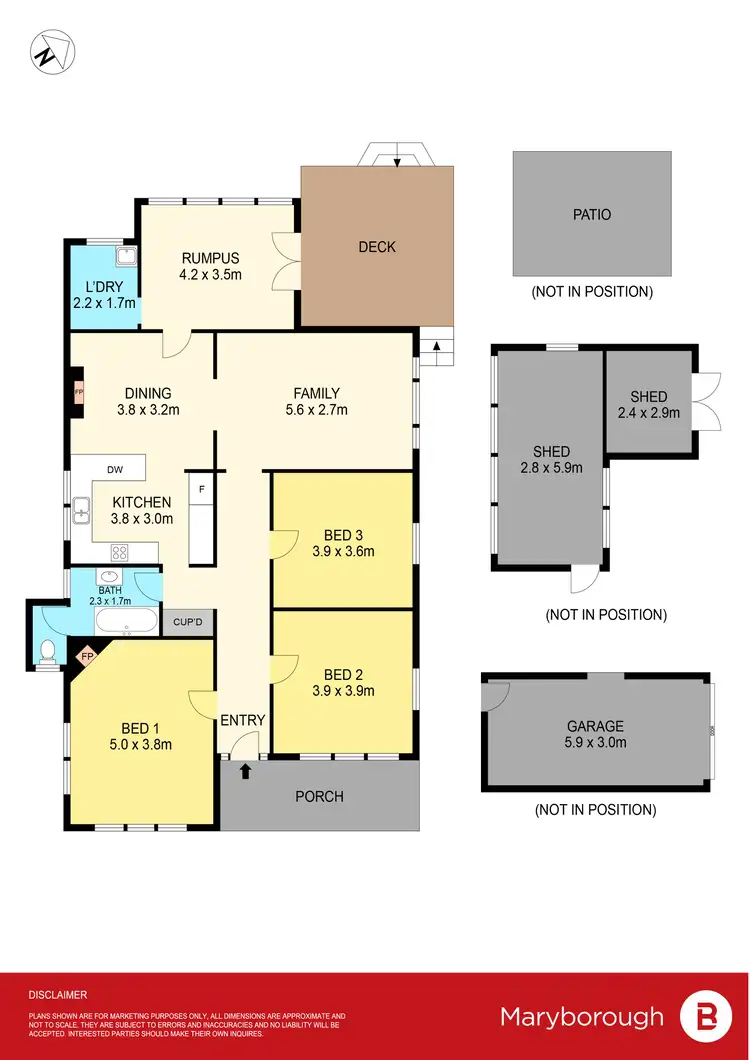 Floorplan of Homely house listing, 31 Logan Street, Maryborough VIC 3465