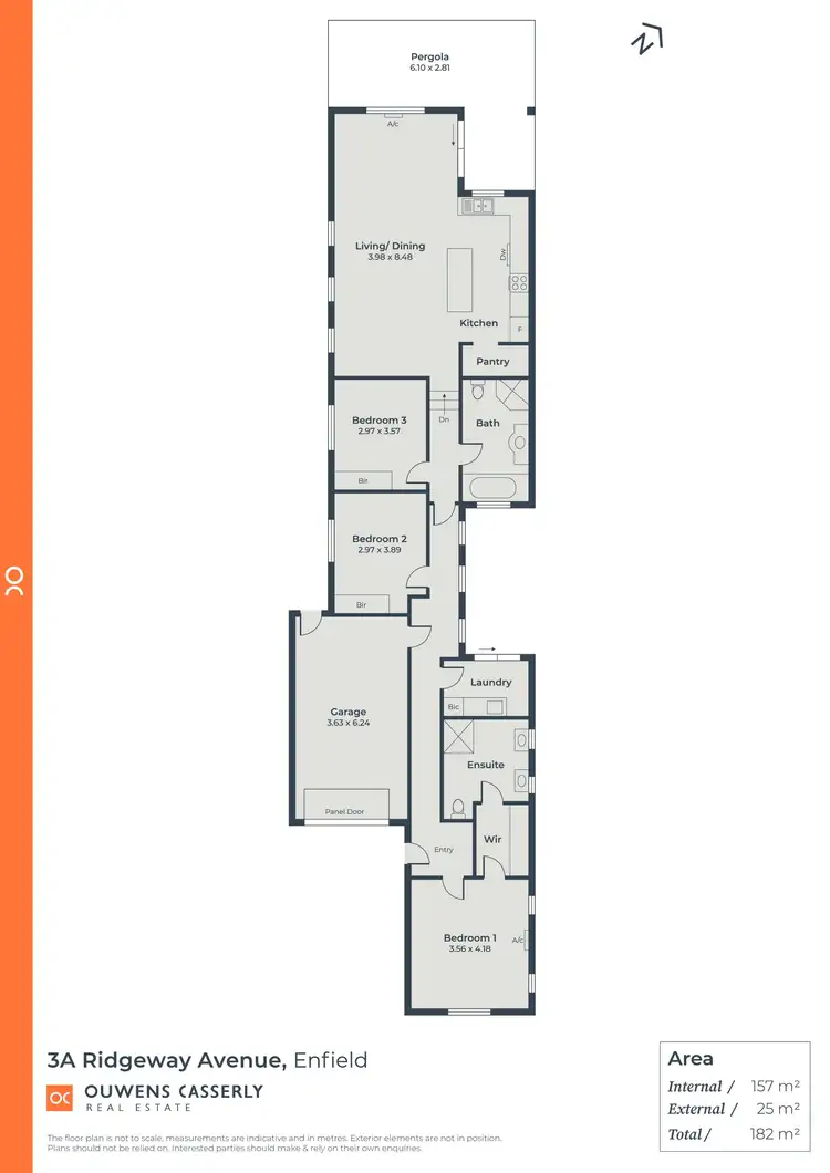 Floorplan of Homely house listing, 3A Ridgeway Avenue, Enfield SA 5085