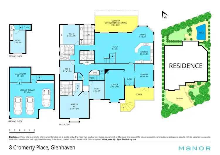 Floorplan of Homely house listing, 8 Cromerty Place, Glenhaven NSW 2156