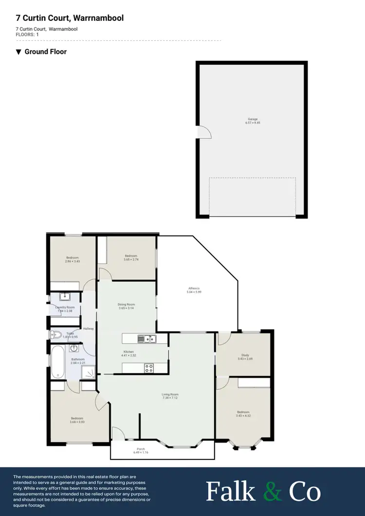 Floorplan of Homely house listing, 7 Curtin Court, Warrnambool VIC 3280