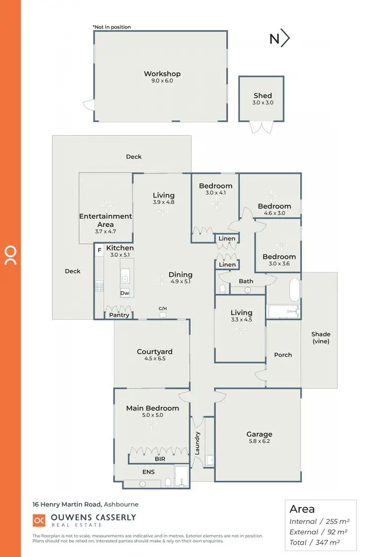 Floorplan of Homely house listing, 16 Henry Martin Road, Ashbourne SA 5157