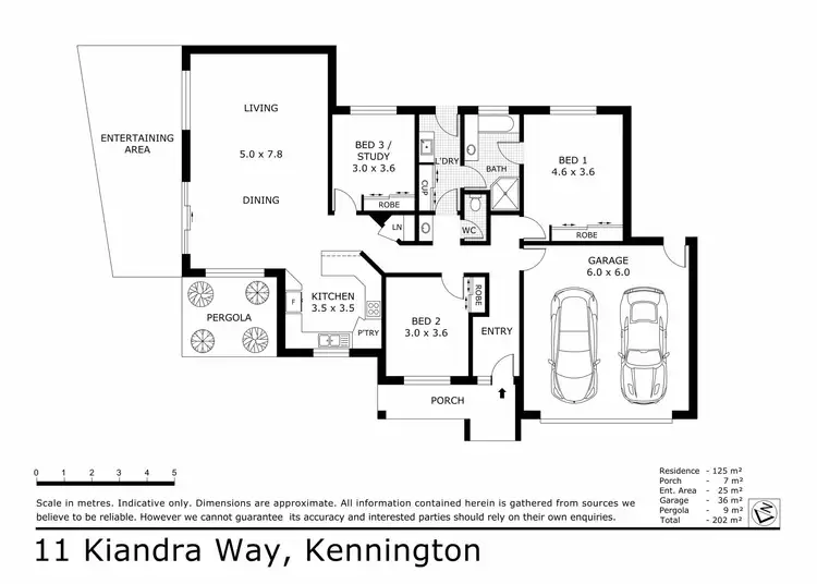 Floorplan of Homely house listing, 11 Kiandra Way, Kennington VIC 3550