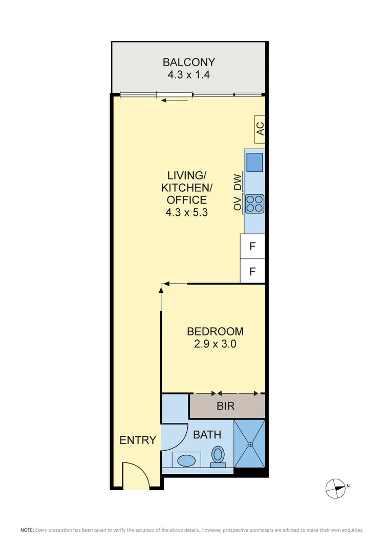 Floorplan of Homely apartment listing, 207/19 Russell Street, Essendon VIC 3040