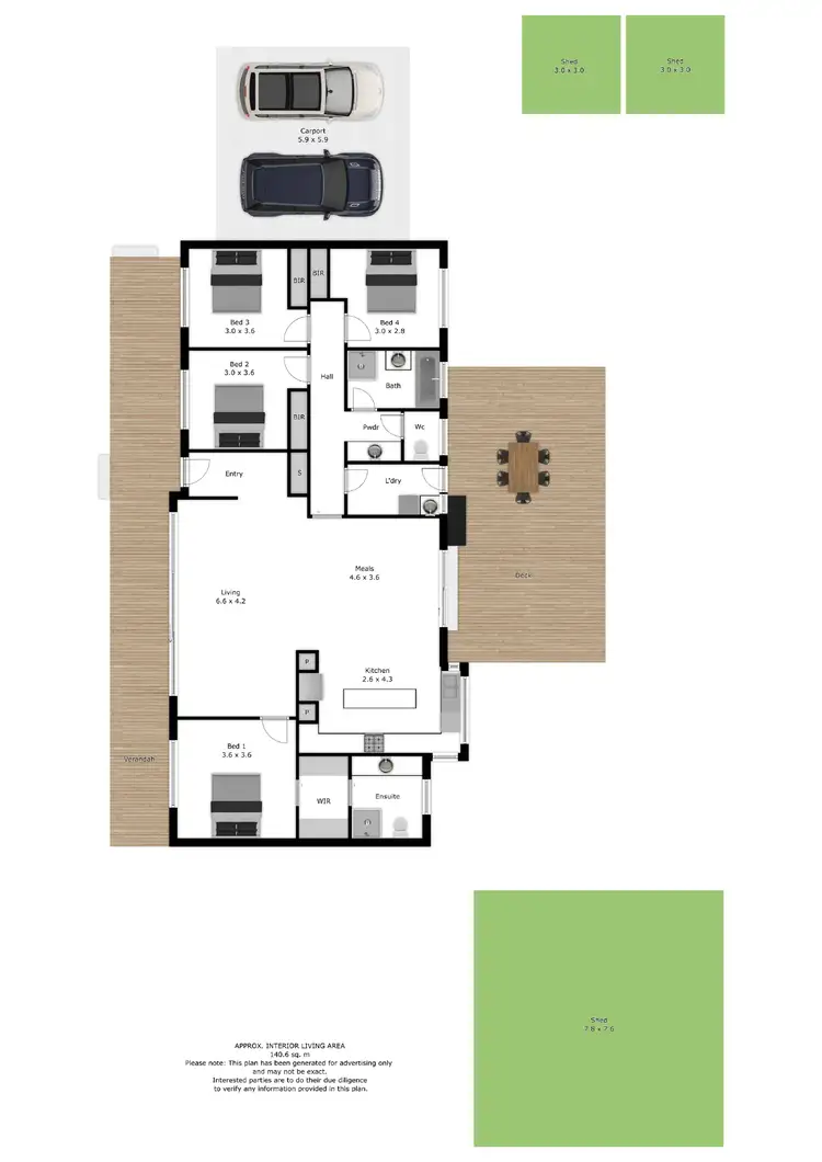 Floorplan of Homely house listing, 17 Drumwood Road, Jindera NSW 2642
