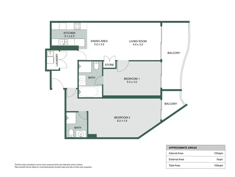 Floorplan of Homely unit listing, 1304/923 David Low Way, Marcoola QLD 4564