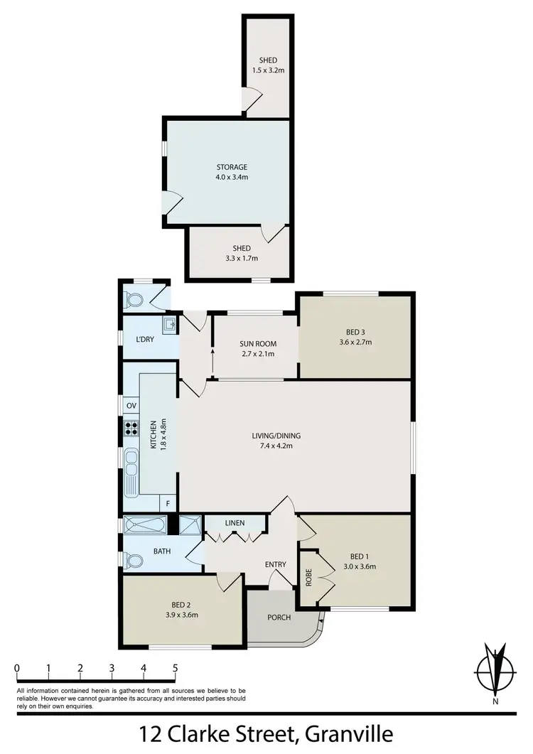 Floorplan of Homely house listing, 12 Clarke Street, Granville NSW 2142