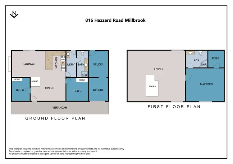 Floorplan of Homely house listing, 816 Hazzard Road, Millbrook WA 6330