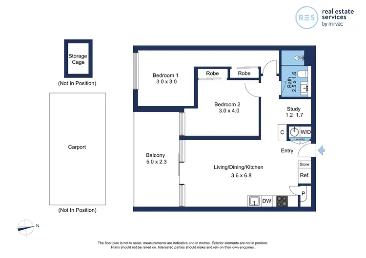 Floorplan of Homely apartment listing, 515/65 Stables Circuit, Doncaster VIC 3108