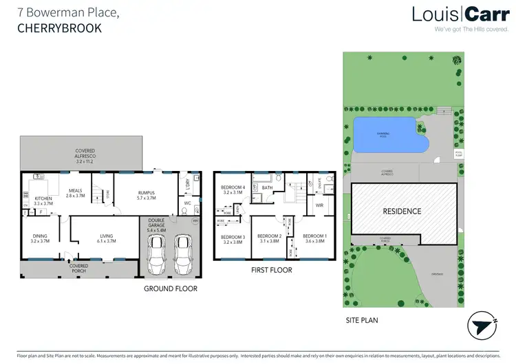 Floorplan of Homely house listing, 7 Bowerman Place, Cherrybrook NSW 2126