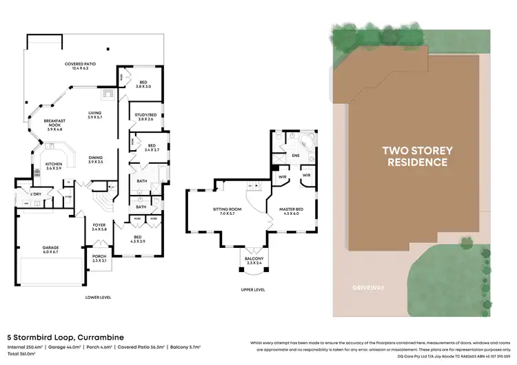 Floorplan of Homely house listing, 5 Stormbird Loop, Currambine WA 6028