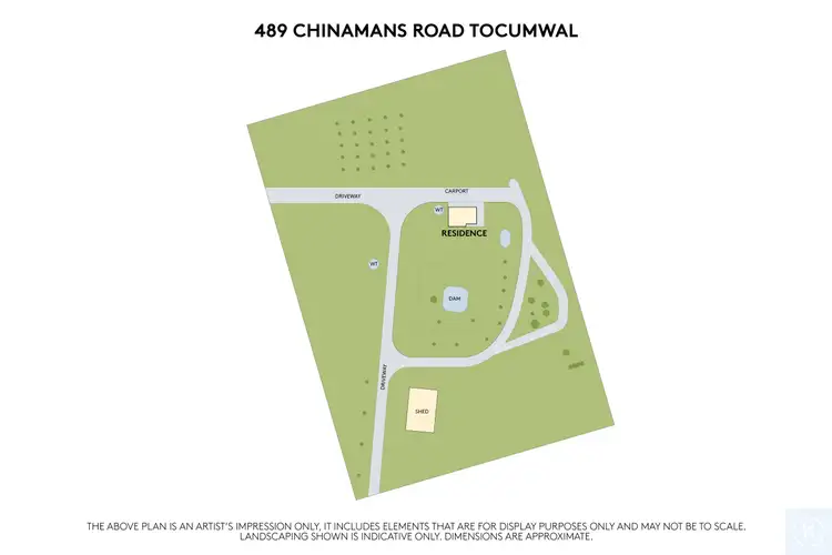 Floorplan of Homely rural property listing, 489 Chinamans Road, Tocumwal NSW 2714