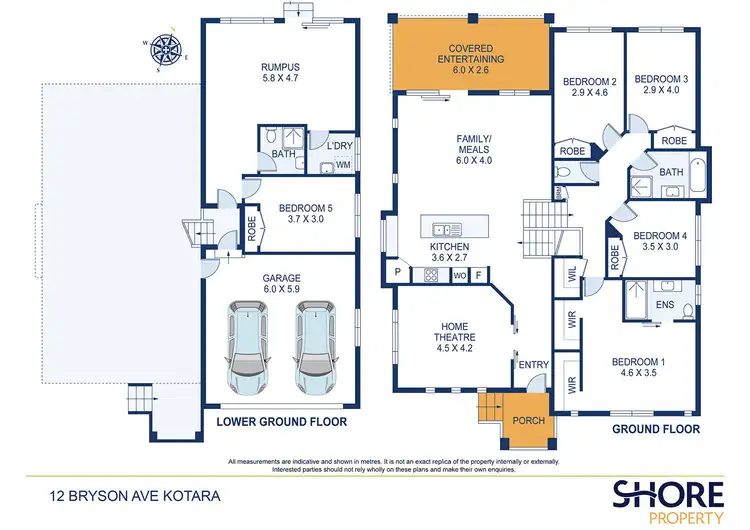 Floorplan of Homely house listing, 12 Bryson Avenue, Kotara NSW 2289