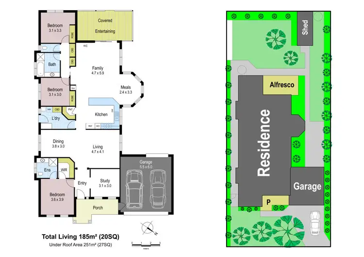 Floorplan of Homely house listing, 5 Summerhill Boulevard, Drouin VIC 3818