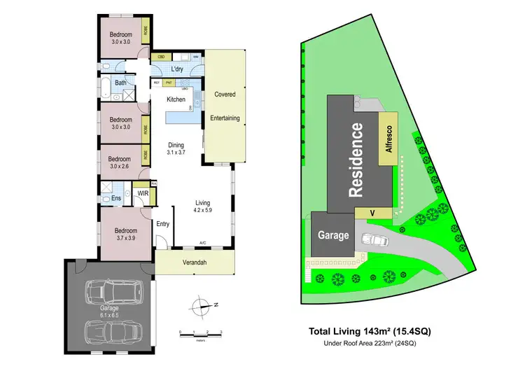 Floorplan of Homely house listing, 40 Dawson Drive, Warragul VIC 3820